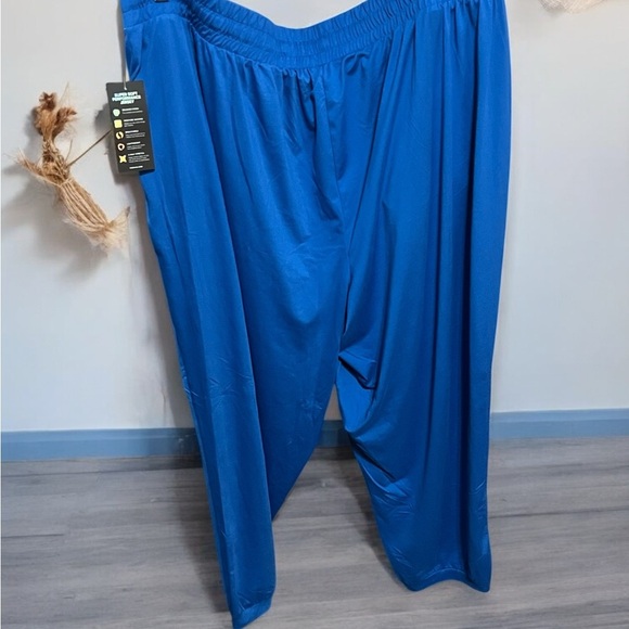 Torrid Blue Joggers Relaxed Fit Elastic Waistband - Picture 3 of 6